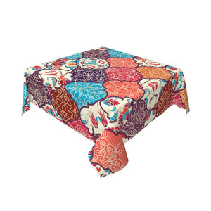 Nueva llegada superventas último diseño 100% puro algodón fantasía bordado manteles a precio al por mayor - Product Image 4