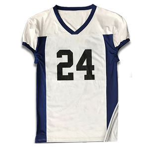 100% poliéster de gran tamaño uniforme de fútbol americano sin cuerdas peso pesado Unisex Jersey Set - Product Image 2