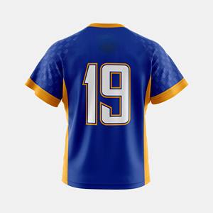 Maillot d'équipe personnalisable à col en V et tissu respirant anti-humidité pour sports de terrain et entraînement - Product Image 4