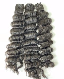 Máquina de extensiones de cabello Remy virgen de alta calidad, trama de piel doble, onda camboyana, sin enredos, cabello humano de Vietnam - Product Image 1