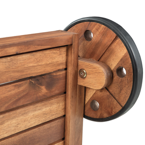 Chariot à bagages en bois / Base de chariot de portier (bois dur) - Product Image 6