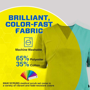 Uniforme de exfoliación de hospital personalizado transpirable de verano, trajes de exfoliación de hospital para mujer, conjuntos de uniformes médicos de enfermería para correr - Product Image 4