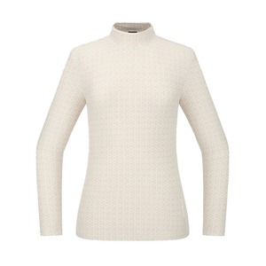 เสื้อยืดคอเต่าลายจุดรังผึ้งสำหรับผู้หญิง REWFTSF23550 - Product Image 1