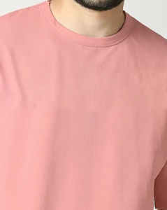 T-shirt et short en jersey 100% coton poids lourd 350GSM 2 pièces pour hommes surdimensionné épaule tombante boxy 2 pièces hip hop ensemble pour hommes - Product Image 4