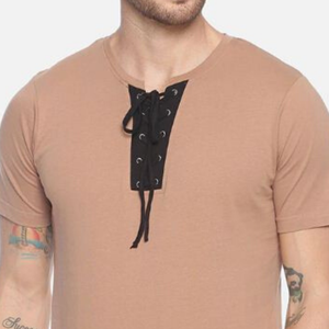 2025 nueva llegada al por mayor de alta calidad hombres camiseta con contraste bolsillo camiseta para hombre - Product Image 3