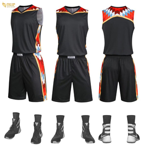 Uniforme de Baloncesto Sublimado Personalizado de Alta Calidad, Cómodo, Transpirable, Antibacterial, de Secado Rápido, Nuevo y en Oferta - Product Image 2