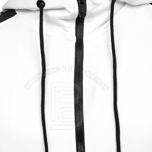 เสื้อมีฮู้ดแบบซิปของผู้ชายผ้าฝ้ายโพลีเอสเตอร์มีฮู้ด - Product Image 6