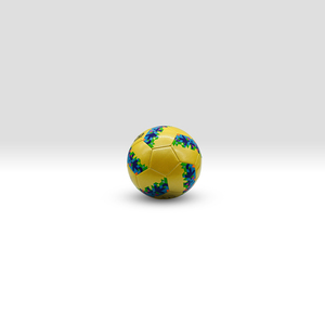 Mini balón de fútbol amarillo duradero de PU y PVC cosido a máquina para entrenamiento y partidos de niños - Product Image 4