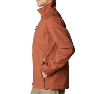 Chaqueta Softshell para hombre con diseño personalizado, chaqueta Softshell con cuello levantado, chaqueta Softshell al por mayor - Product Image 4