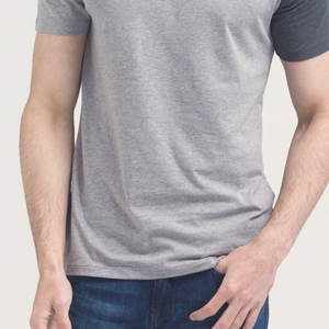 2025 camisetas ajustadas para hombre hechas a medida de alta calidad 100% algodón patrón sólido T-Top tejido de punto diseño en blanco - Product Image 6