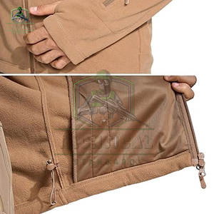 Nouvelle arrivée Veste tactique pour homme grande taille Respirante Polyester Séchage rapide Fermeture éclair Haute qualité Toutes saisons - Product Image 6