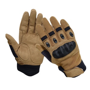 Wholesale Comfortable High Performance Cowhide Leather Touch Screen Waterproof Men's Gloves for Cycling <b>Fishing</b> Customizable - Product Image 1