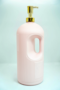 Bouteille en plastique HDPE de 2000ml avec bouchon de pompe à poignée grande capacité pour shampooing capillaire ou soins du corps emballage Standard vente chaude - Product Image 3