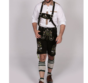 Pantalones cortos bávaros con estilo para hombre, ropa alemana tradicional auténtica nueva personalizada, pantalones cortos alemanes de Baviera - Product Image 1