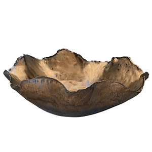 Bol de service de table décoratif en métal unique et moderne pour fruits secs, dattes, bonbons, bol de centre de table économique - Product Image 1