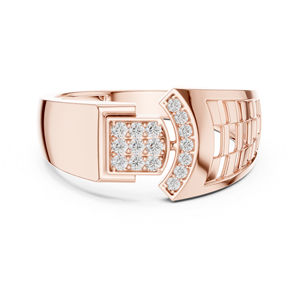 แหวนทองคำขาว 14K ชุบทองคำเหลือง ประดับเพชรทรงกลมเพาะเลี้ยง 0.17 กะรัต สไตล์วินเทจ รับรองโดย IGI เหมาะสำหรับใส่ทำงานสำหรับผู้หญิง |   เพชรที่เพิ่งเพาะเลี้ยง - Product Image 3