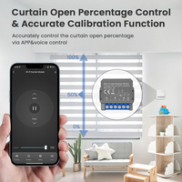 Module d'interrupteur de rideau intelligent UEMON avec Wifi Zigbee & RF433, commande vocale et par application pour hôtels et garages