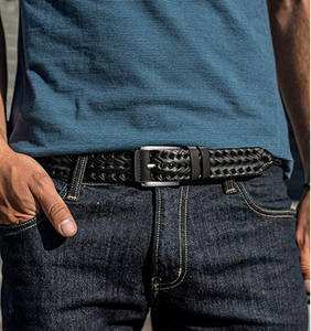 Cinturones de Cuero con Hebilla Clásica de 35 mm para Hombre - Product Image 3