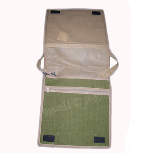 กระเป๋าสะพายข้างแบบโบฮีเมียนออกแบบโลโก้ได้ตามต้องการเป็นมิตรกับสิ่งแวดล้อมผ้าทอแบบย่อยสลายได้ทางเรขาคณิต - Product Image 5