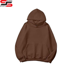 Custom Heavyweight Men's Plain Hoodie Algodón en blanco 400gsm Winter Hoodie Fleece Pullover Hombres Oversized Hoodie - Product Image 5