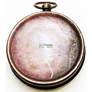 LLavero de estilo Vintage personalizado, brújula niquelada en forma redonda, regalo náutico de latón, decoración, Material de Metal - Product Image 5