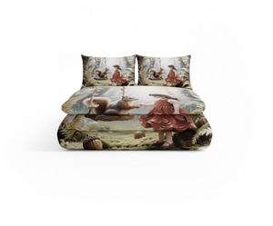 ปลอกหมอนลายการ์ตูนไดโนเสาร์ 3 มิติ ผ้าฝ้ายเนื้อแน่น ขนาดคิงไซส์ ชุด 2 ชิ้น พับได้ 600 เส้นด้าย สไตล์ยุโรป-อเมริกัน เนื้อนุ่ม สำหรับตกแต่ง - Product Image 3