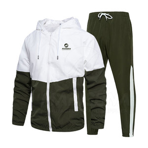Venta Directa de Fábrica, Conjuntos Deportivos Transpirables para Hombre, con Capucha, Color Sólido, Hechos a Medida, Tallas Grandes - Product Image 2