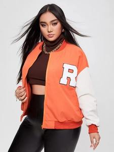 Service OEM personnalisé, dernier style, veste universitaire unie respirante pour femmes, logo personnalisé, veste universitaire pour femmes - Product Image 6