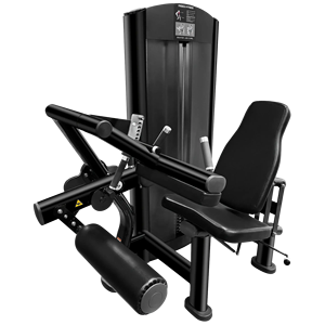 Machine de musculation des jambes noire French Fitness pour l'entraînement des ischio-jambiers, appareil d'exercice intérieur pour le bas du corps - Product Image 1