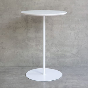 Minimalist 46cm Diameter Round <b>Side</b> <b>Table</b> 65cm <b>High</b> for Bedroom Furniture for Bed or Sofa Placement-SST030 - Product Image 3