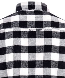 Camisa de franela para hombre con bolsillos en el pecho en rojo y azul marino con camisa duradera de Kevlar y camisa protectora blindada para hombre - Product Image 6