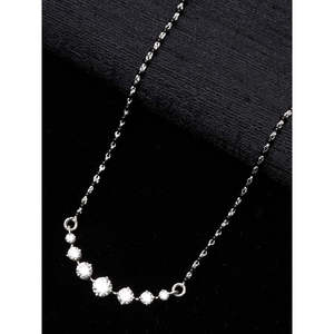 Mangalsutra Artesanal de Plata Pura, Obsequio Cultural Coleccionable para su Esposa - Product Image 2