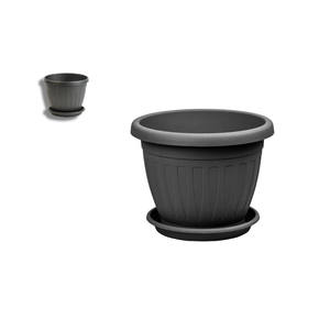 Virágcserép Alátét Venecia 36cm Antracit - Product Image 1