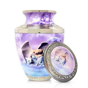 Angel <b>Urn</b> and Keepsake for Human <b>Ashes</b> Angel Holding Dove <b>Urn</b> Keepsake for <b>Ashes</b> - Product Image 2