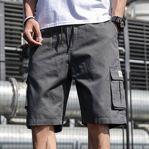 Shorts cargo pour homme de haute qualité, doublés, multi-poches, mode, décontractés, travail, mélange coton/polyester, séchage rapide, respirant | - Product Image 4