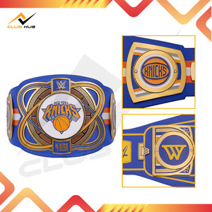Cinturón de Campeonato de los New York Knicks, Diseño Personalizado, Cuero Vacuno de 2mm/4mm, Hebilla de Aleación, Diseño 3D, Color Personalizado - Product Image 4