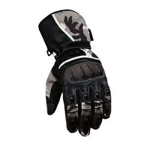 Professional Leather Motorbike Gloves Genuine Leather Vintage Motorcycle Full <b>Finger</b> Gloves Made In Pakistan - Product Image 3