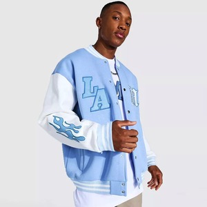 Fabrication au Pakistan, veste de baseball sur mesure de qualité supérieure, tissu de qualité supérieure, laine et cuir, service OEM - Product Image 6