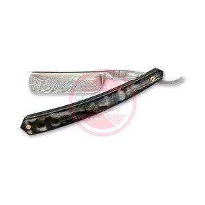 High Quality Men Straight Razor Damascus Steel Shaving Razors for Barber - Product Image 4