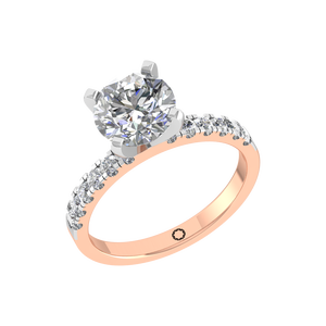 Original VVS Moissanite diamant Solitaire bague de fiançailles 925 en argent Sterling rhodié personnalisé OEM ODM bijoux fins pour cadeaux - Product Image 2