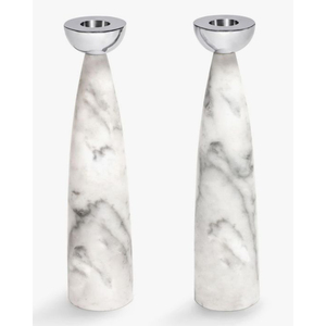 Portavelas de forma personalizada portavelas de mármol natural diseño de lujo portavelas de mármol decorativo para el hogar a buen precio - Product Image 2