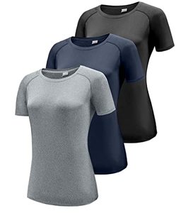 Camiseta Deportiva para Mujer, de Secado Rápido, Transpirable, para Yoga, Fitness, Running, con Estiramiento Frontal, Venta al Por Mayor de Fábrica OEM/ODM - Product Image 1