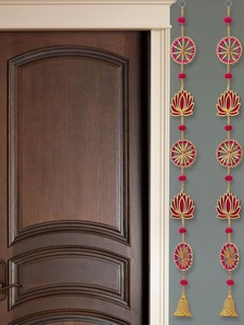 Nouvel arrivage de cordes de 5 pieds de fleurs de lotus en MDF faites à la main pour la décoration de décors de mariage suspendus - Product Image 5