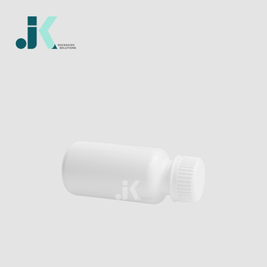 ขวดพลาสติก HDPE ขนาด 30 มล. สำหรับบรรจุน้ำเชื่อม พร้อมฝาเกลียว ผลิตในเวียดนาม สีขาว รุ่น M0303 - Product Image 3