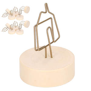 โต๊ะขนาดใหญ่ที่ใส่นามบัตรแบบธุรกิจและที่ใส่บัตรแบบมีขาตั้งที่เก็บบัตรสีเงินสำหรับตกแต่งบ้าน - Product Image 2