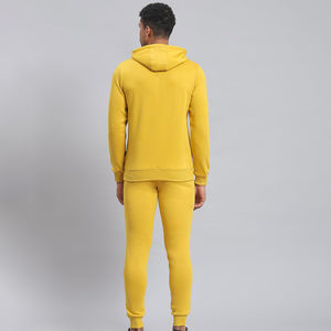 Conjunto de chándal de dos piezas para hombre, chándal de tela polar con logotipo personalizado, chándal transpirable de estilo clásico informal a la moda para hombre - Product Image 6