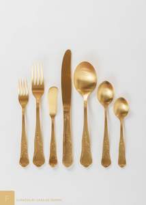 Couverts en métal haut de gamme avec un savoir-faire haut de gamme et un design de poignée élégant adapté aux banquets et aux repas gastronomiques - Product Image 3