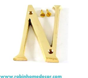 Letras del Alfabeto de Latón de la Mejor Calidad con Letras Decorativas para Decoración Tradicional del Hogar, Hoteles, Restaurantes y Exhibiciones de Eventos - Product Image 2