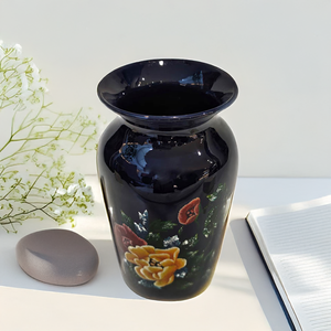 Jarrón de Lacado Ecológico Hecho a Mano en Vietnam, Artesanía Tradicional con Materiales Naturales, Tamaño Personalizado, VietnamCrafts LV6001 - Product Image 5