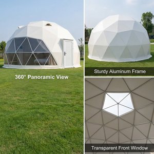 Moderna Carpa Domo Iglú Transparente de PVC Impermeable de 1500-2000mm para Cuatro Estaciones, de Una Sola Capa, de Bajo Costo, para Jardín de Invierno, Montaje Rápido y Automático - Product Image 2